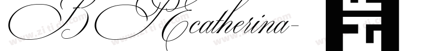 BP Ecatherina字体转换 BP Ecatherina字体转换